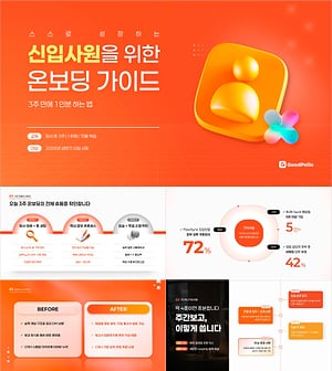 파워포인트 신입 온보딩 템플릿 | 3주 만에 혼자 움직이는 신입사원을 만드는 교육자료 구성