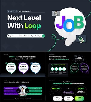 Recruitment Company Profile Presentation Template | A 12-Slide Hiring Deck Built Around How Candidates Actually Decide
